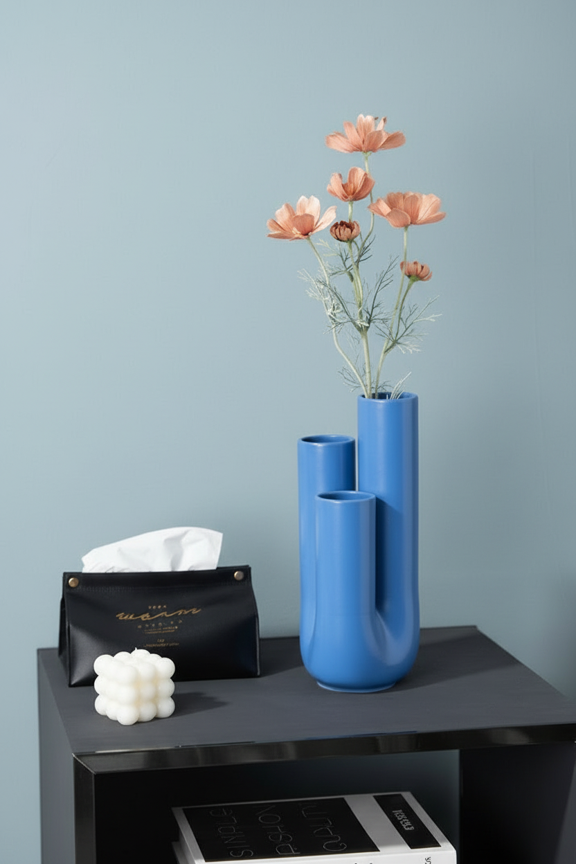 Memphis vase céramique décoratif & maison