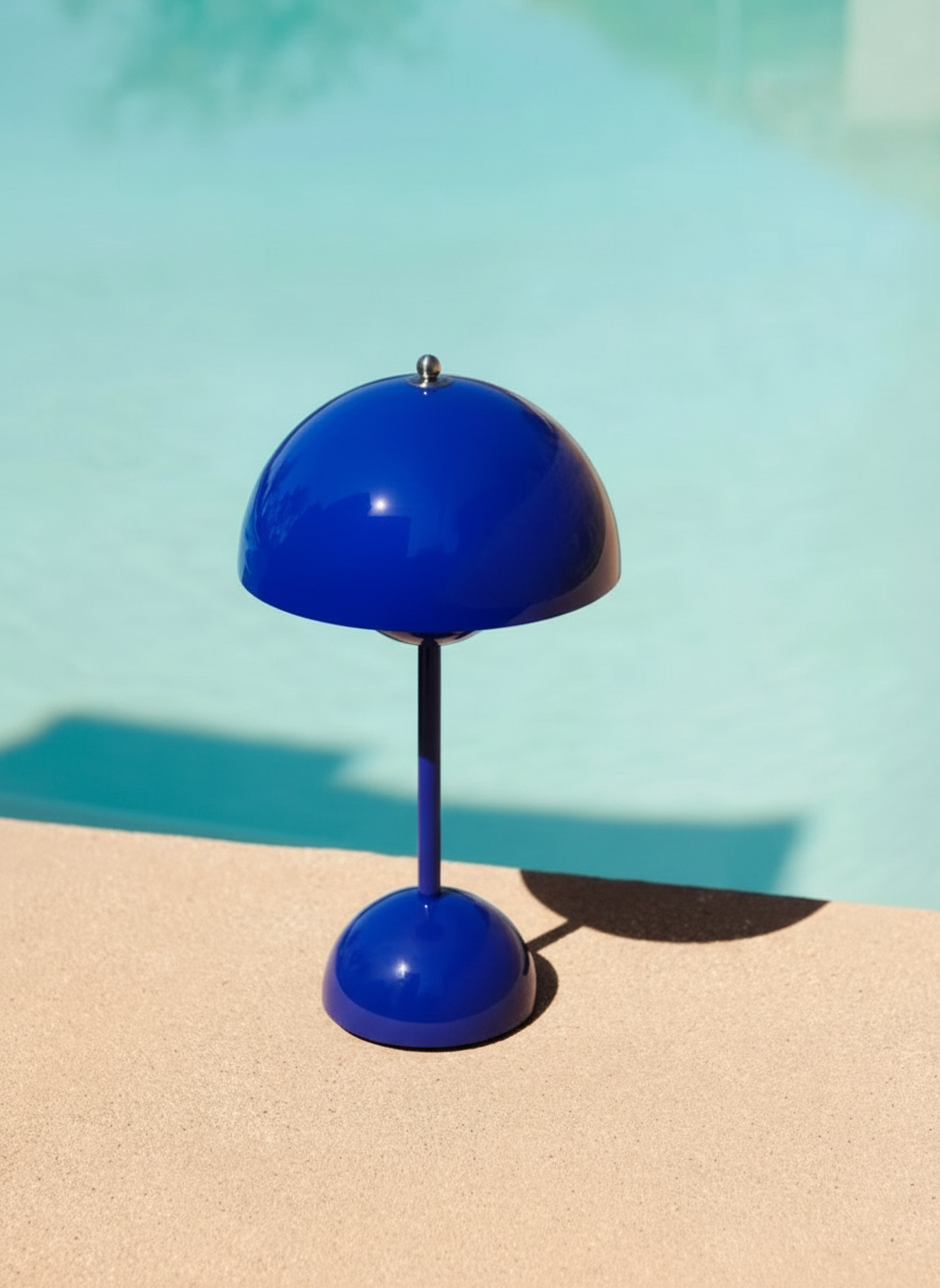 Lampe de table contemporaine champignon