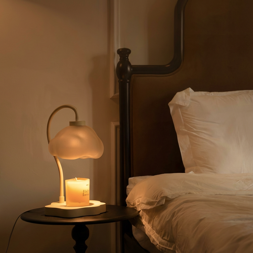 Chauffe-bougie nuage